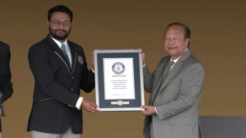 Guinness world book records-2023 in Gaya Event's 3, 75,603 Attendance Audience World Record Holder